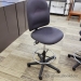 Dark Wine Patterned Office Drafting Chair